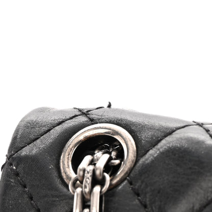 Chanel Iridescent Calfskin Quilted 2.55 Reissue 224 Flap Black 17 of 18