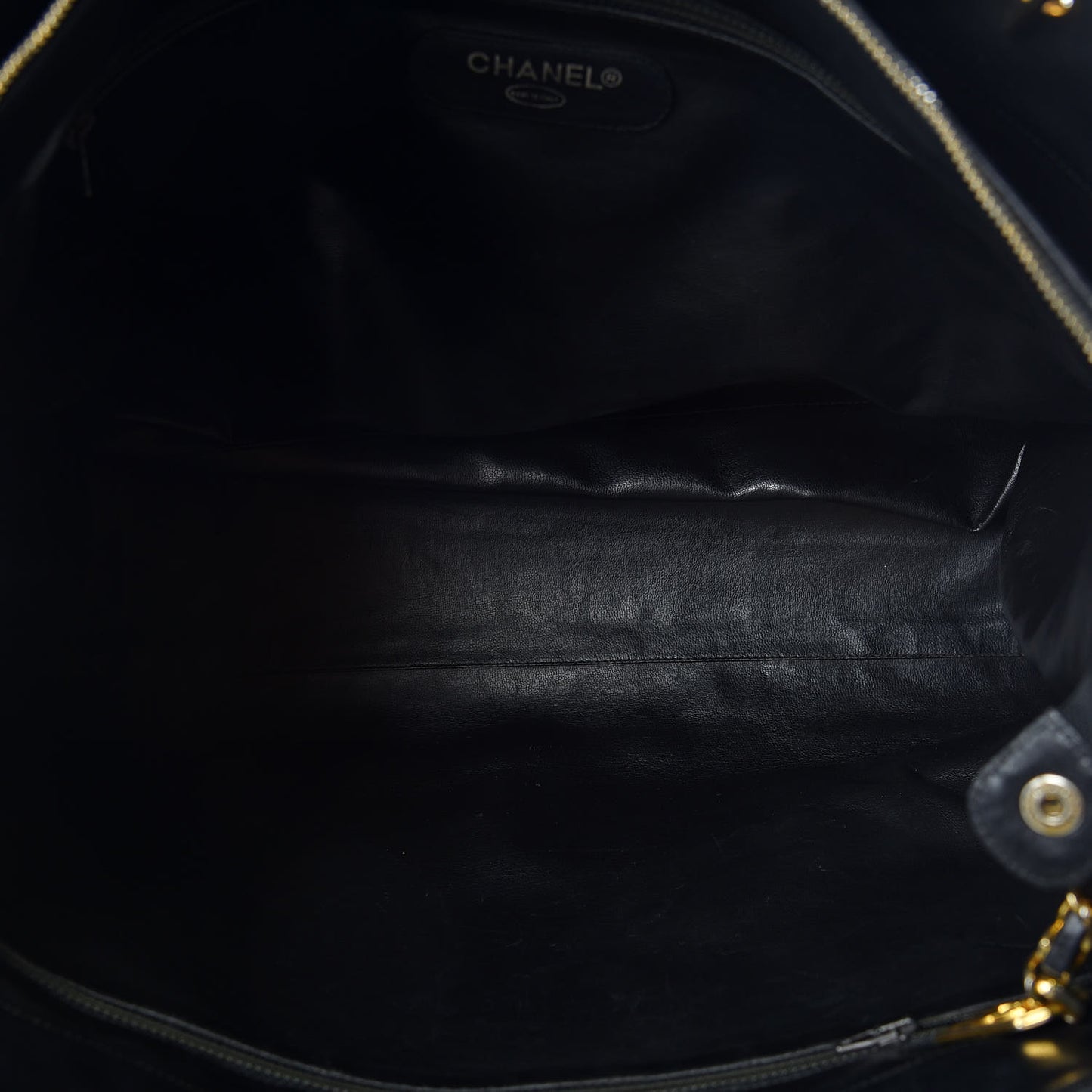 Calfskin Stitched XL Weekender Black