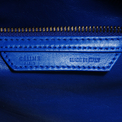 Celine Smooth Calfskin Mini Luggage Royal Blue 8 of 10