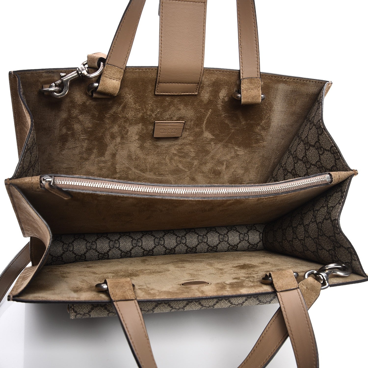 Gucci GG Supreme Monogram Dionysus Tote Beige Taupe 6 of 8