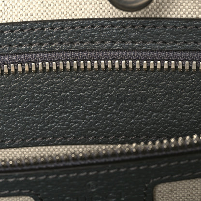 Gucci GG Supreme Monogram Textured Dollar Calfskin Large Ophidia Tote Bag Grey Black Graphite Grey 7 of 13