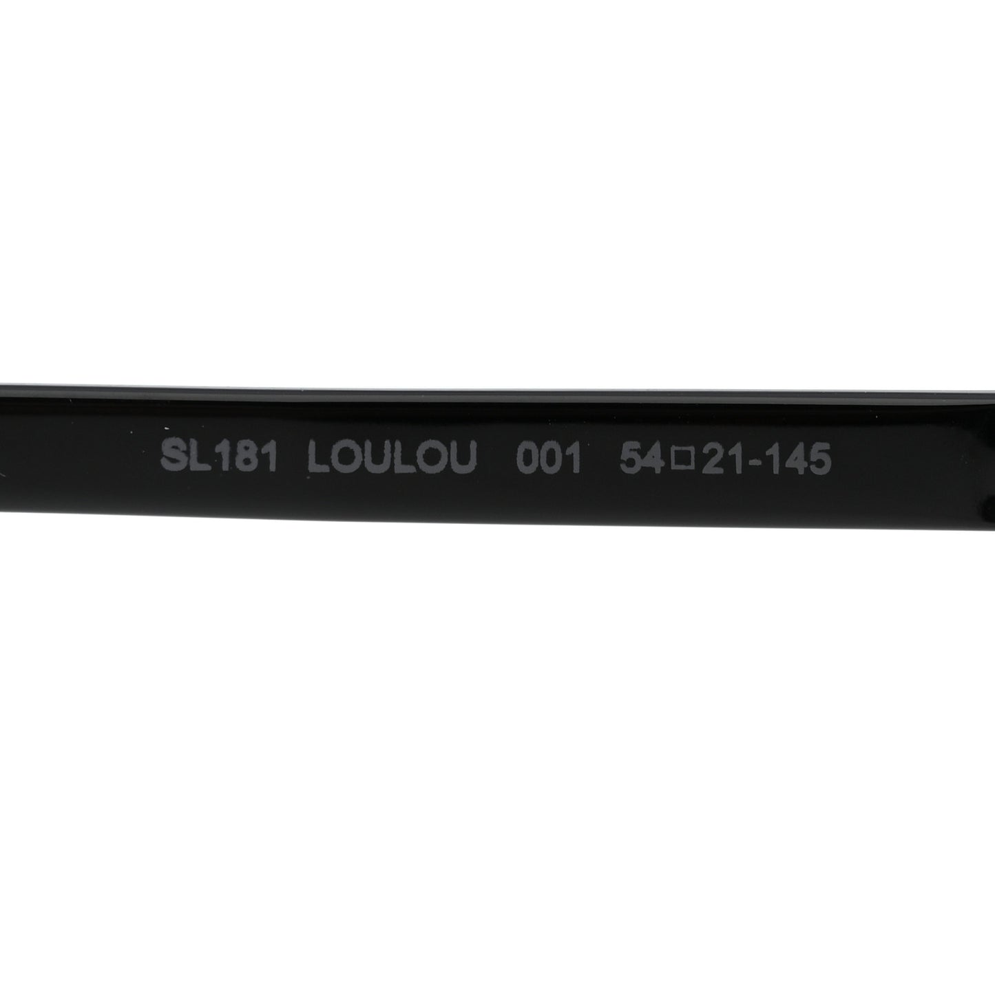 Acetate Heart Frame Loulou SL181 Sunglasses Black