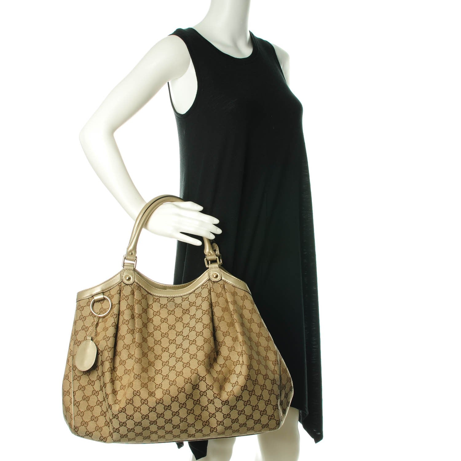 Gucci Monogram Large Sukey Tote Champagne 2 of 7