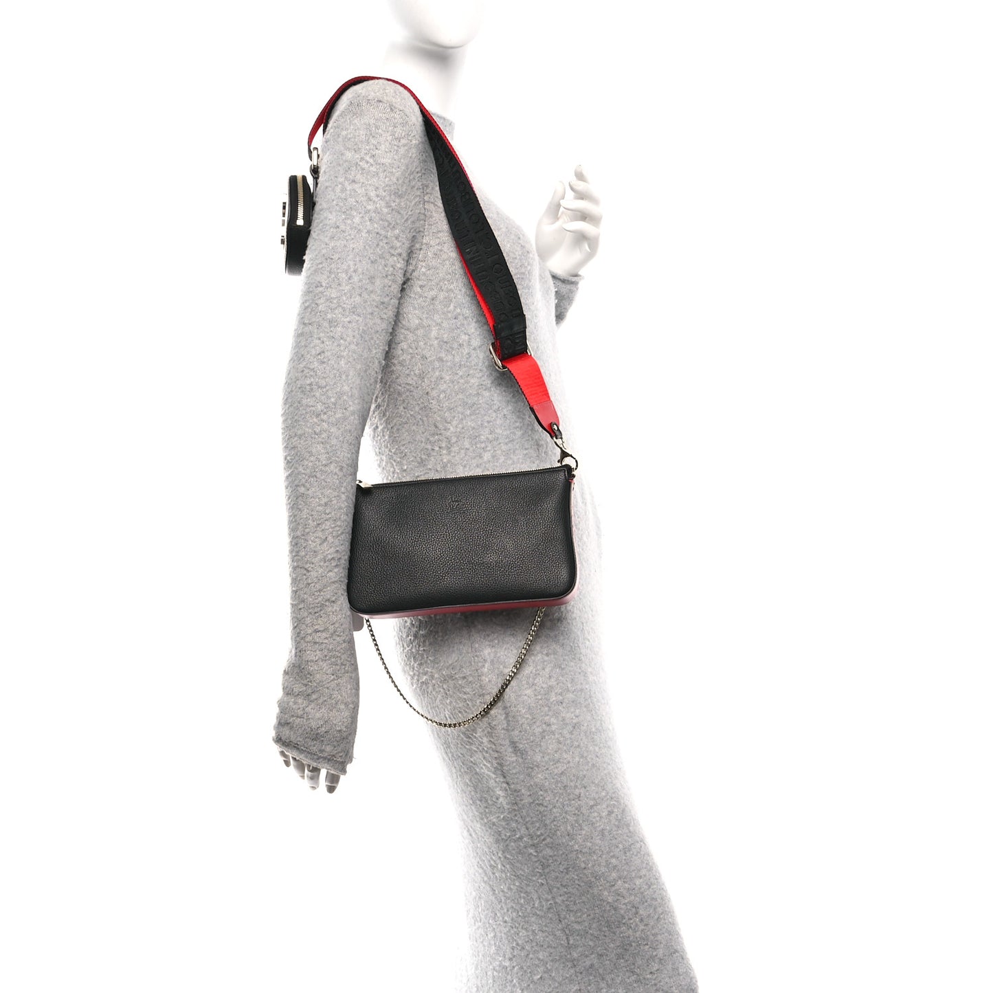 Toile Monogram Loubila Chain Hybrid Crossbody Black Black