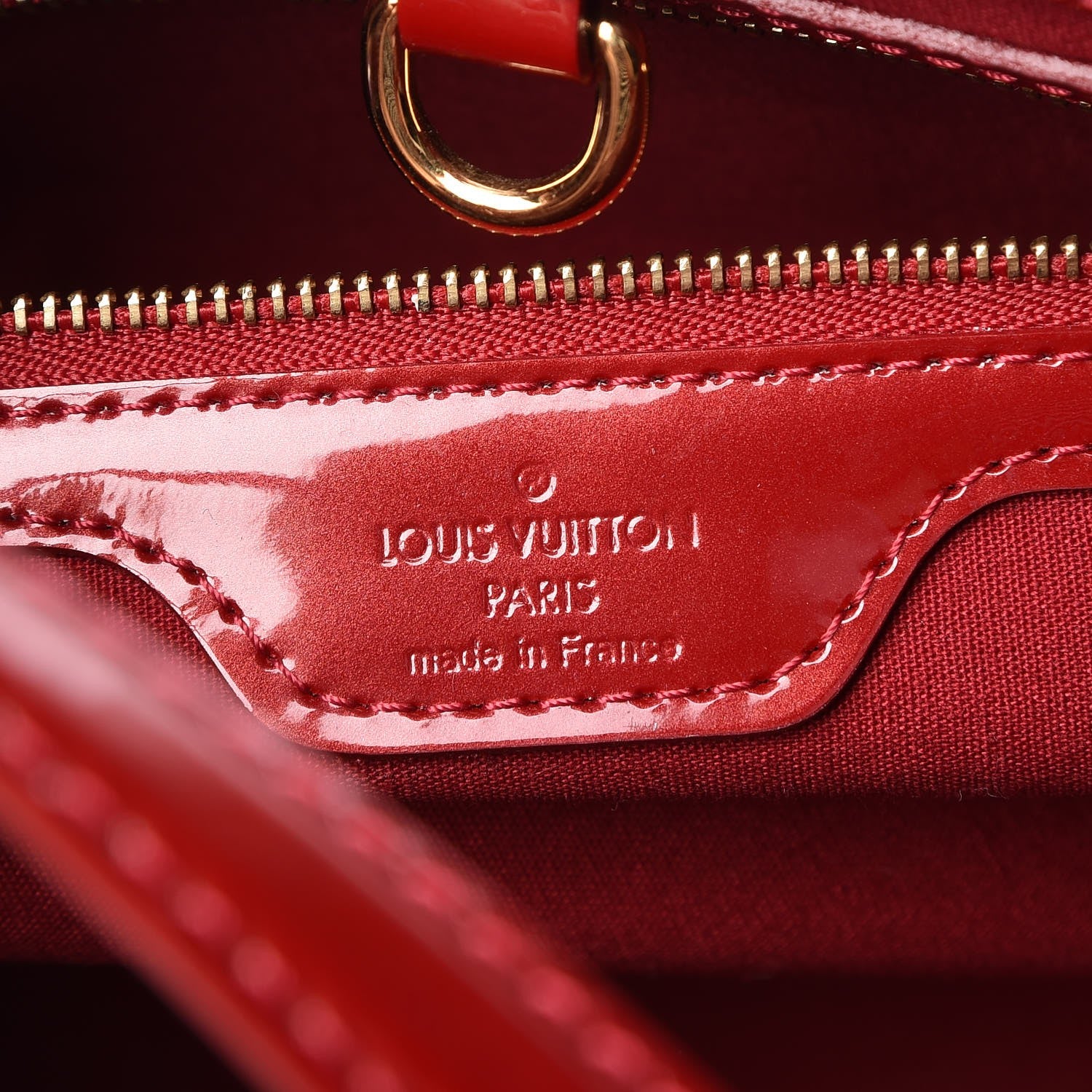Louis Vuitton Vernis Wilshire PM Pomme D'Amour 6 of 6