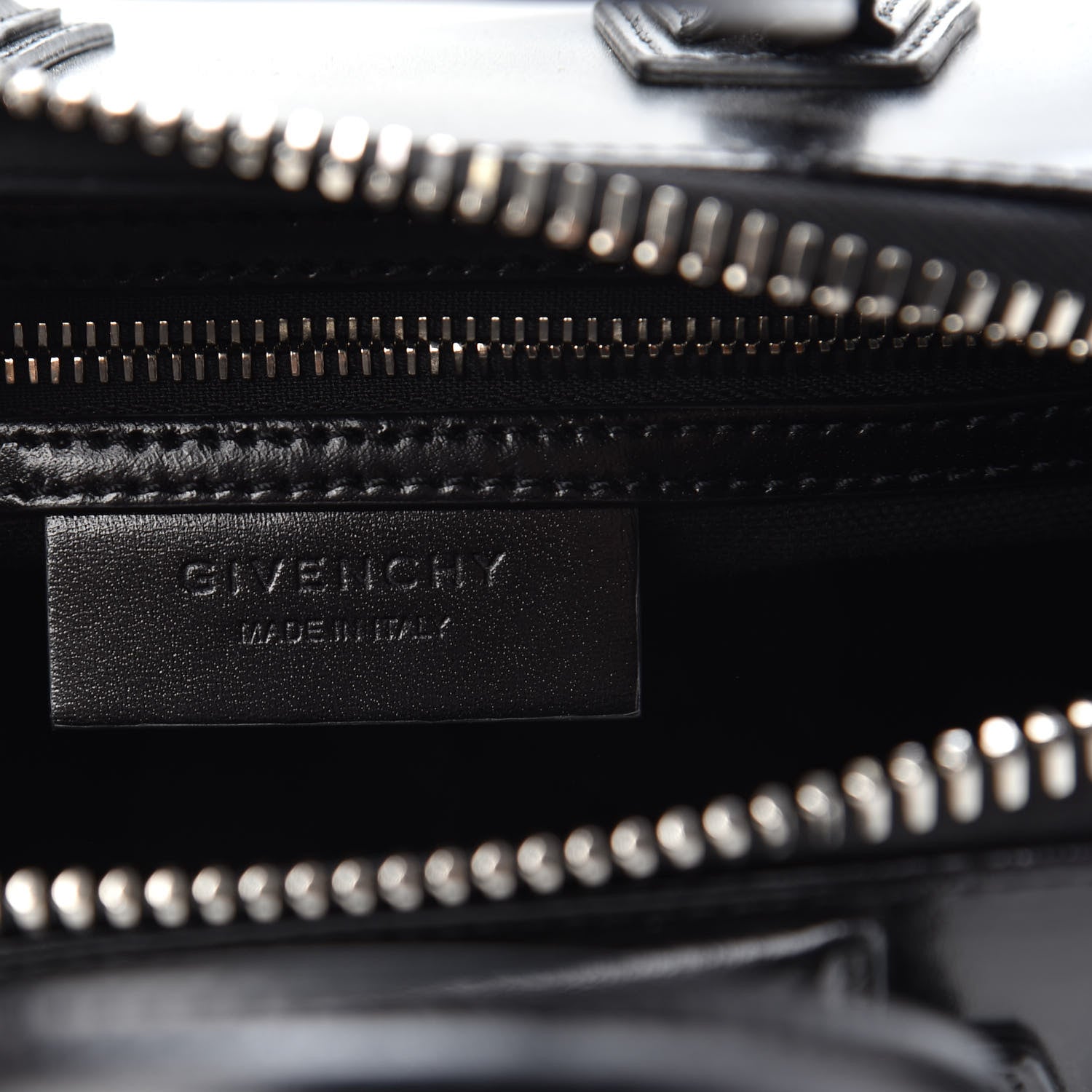 Givenchy Shiny Lord Calfskin Mini Antigona Black 7 of 10