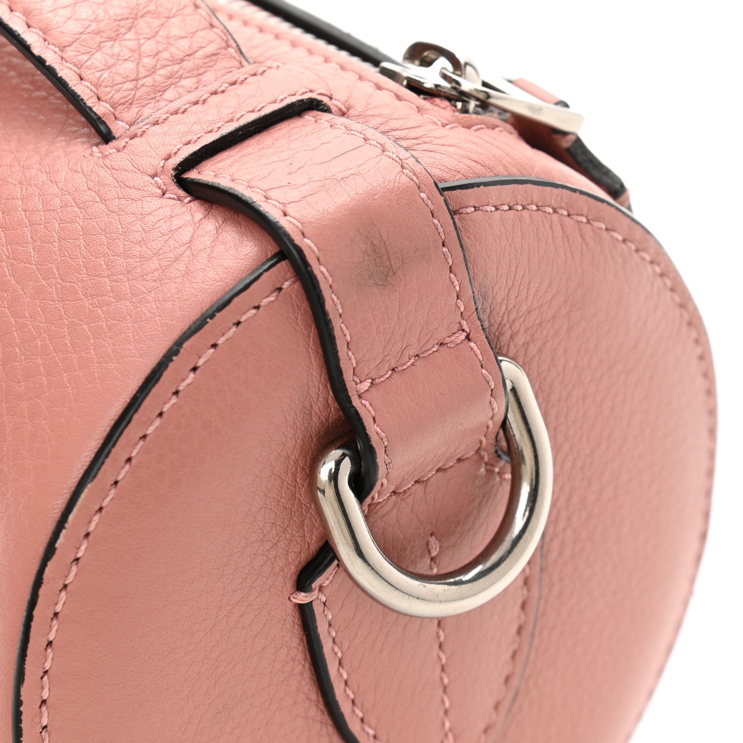 Burberry Calfskin The Barrel Bag Dusty Rose 14 of 15