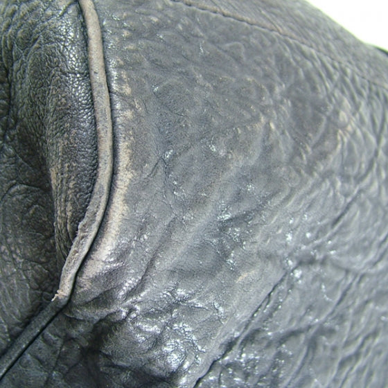Drummed Leather RAMONA Navy