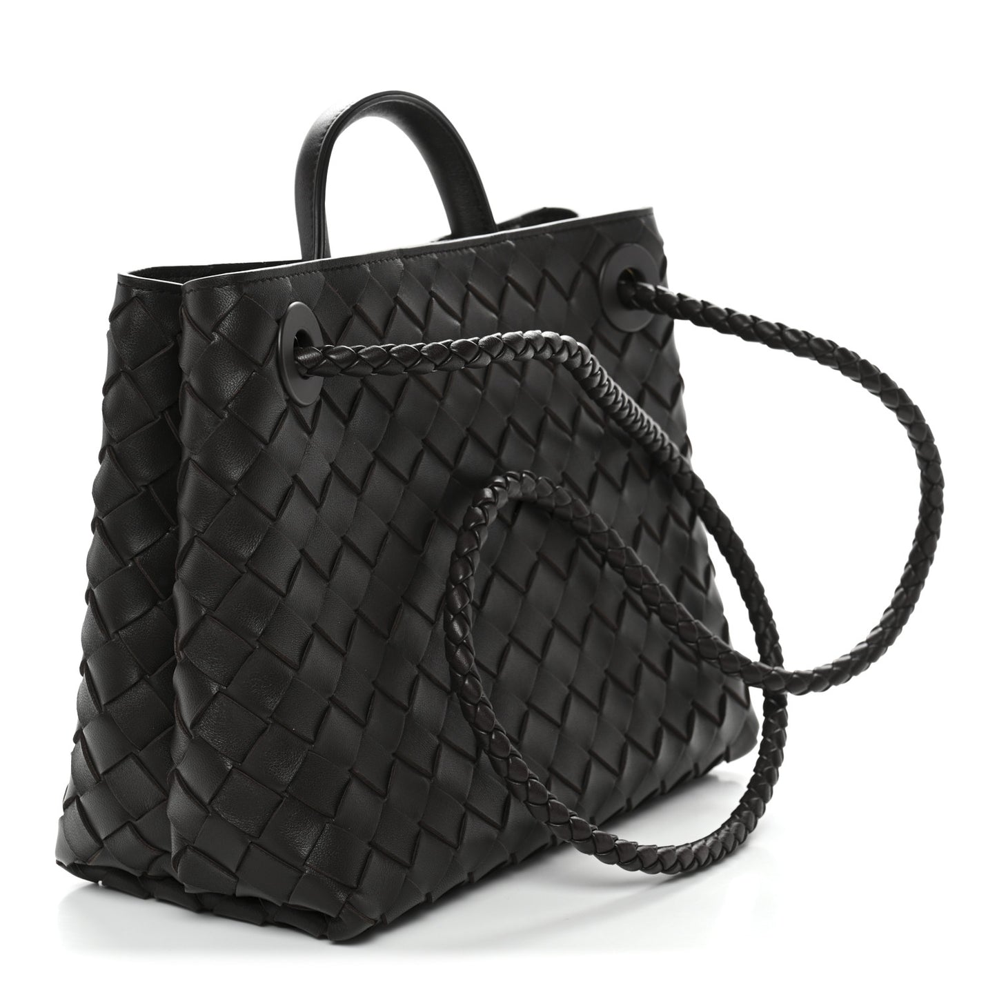 Nappa Intrecciato Small Andiamo Shoulder Bag Fondant