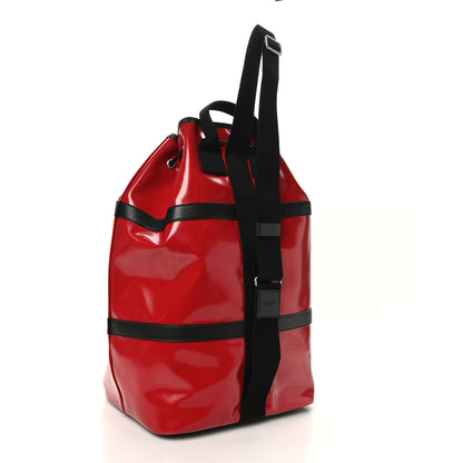 Saint Laurent PVC Calfskin Rive Gauche Sling Bag Wax Red 4 of 10