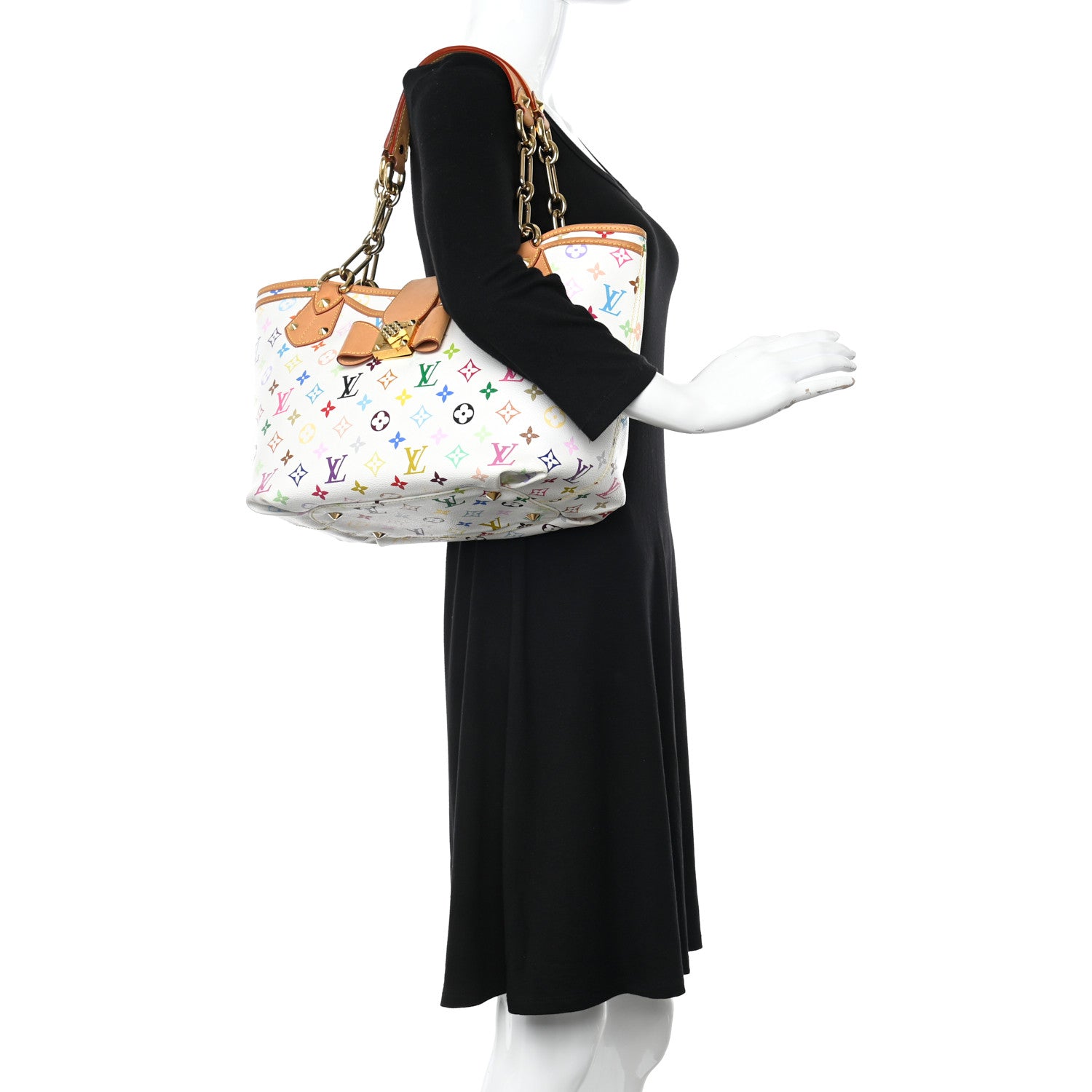 Louis Vuitton Monogram Multicolor Annie GM White 2 of 9