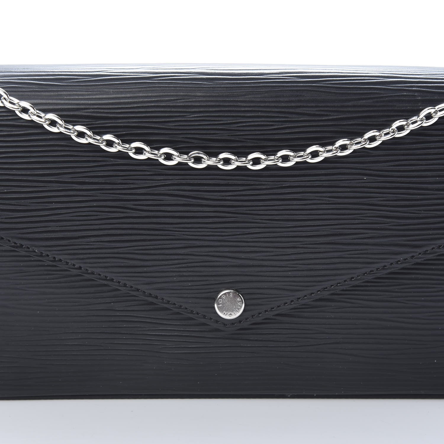 Louis Vuitton Epi Pochette Felicie Black 10 of 14