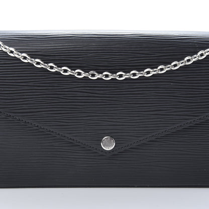 Louis Vuitton Epi Pochette Felicie Black 10 of 14