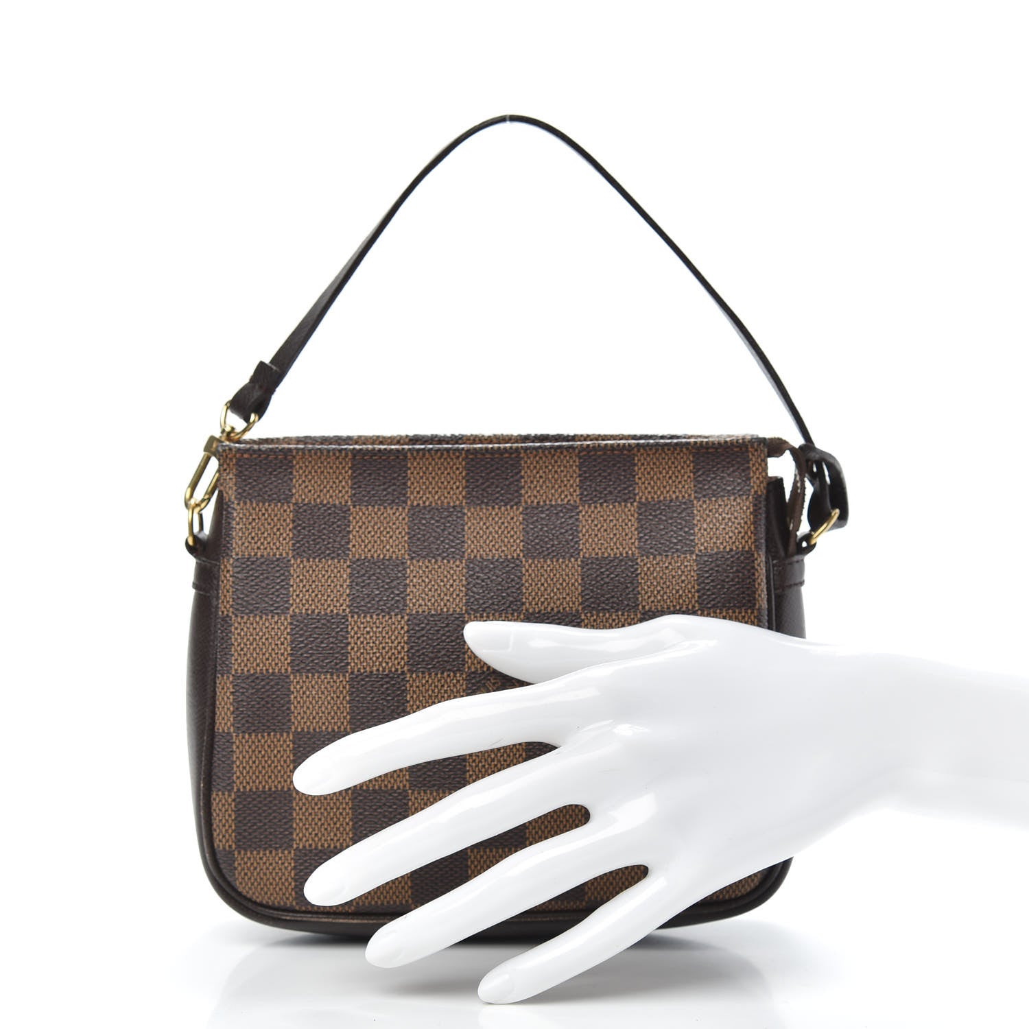 Louis Vuitton Damier Ebene Trousse Make Up Bag Pochette 2 of 10