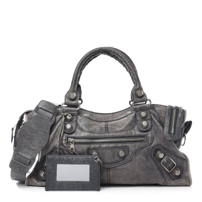 Balenciaga Agneau Giant 21 Silver Hardware Part Time Anthracite 1 of 14