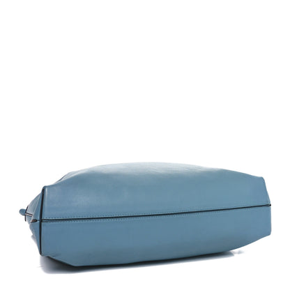 Loewe Calfskin Small Flamenco Knot Hobo Stone Blue 4 of 10