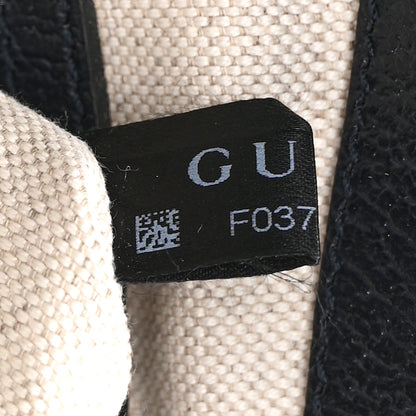 Gucci GG Supreme Monogram Textured Dollar Calfskin Web Small Jackie 1961 Hobo Beige Blue 8 of 11