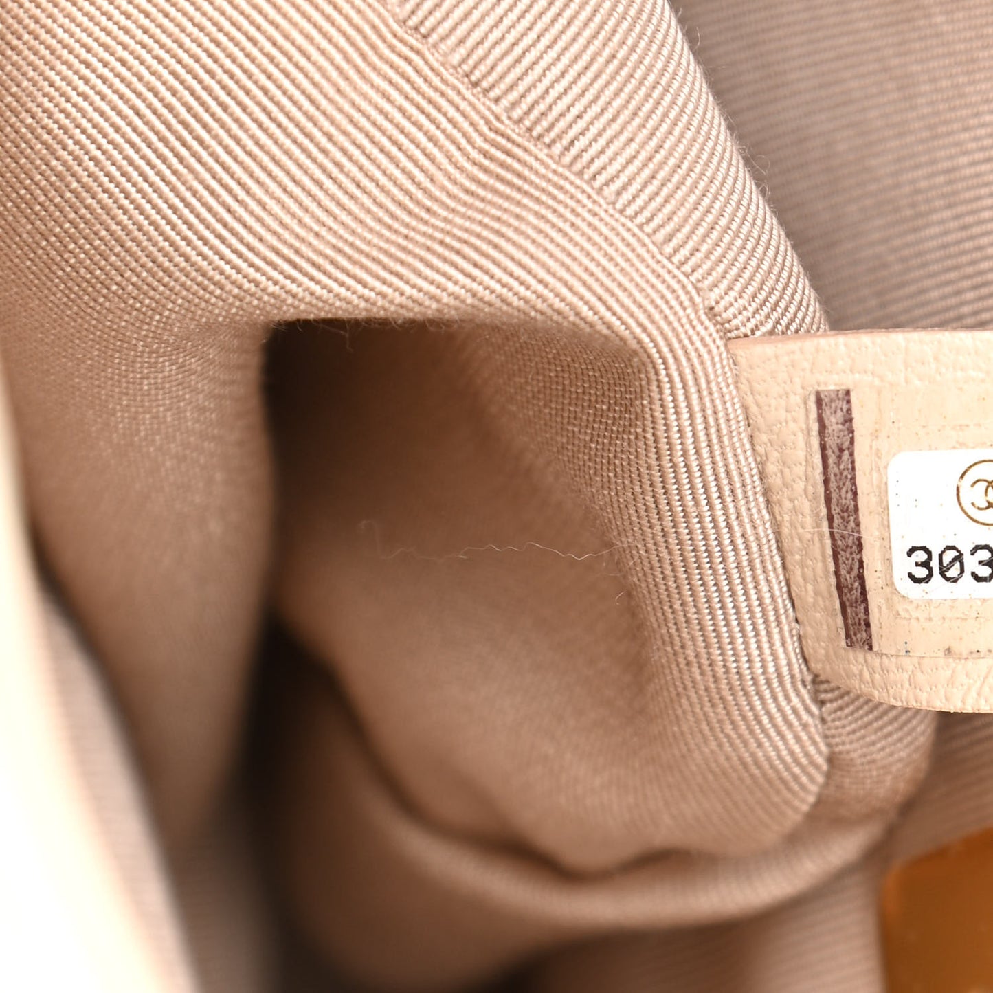 Goatskin Quilted Maxi Chanel 19 Flap Beige
