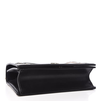 Christian Dior Lambskin Studded Medium Diorama Flap Bag Black 4 of 13