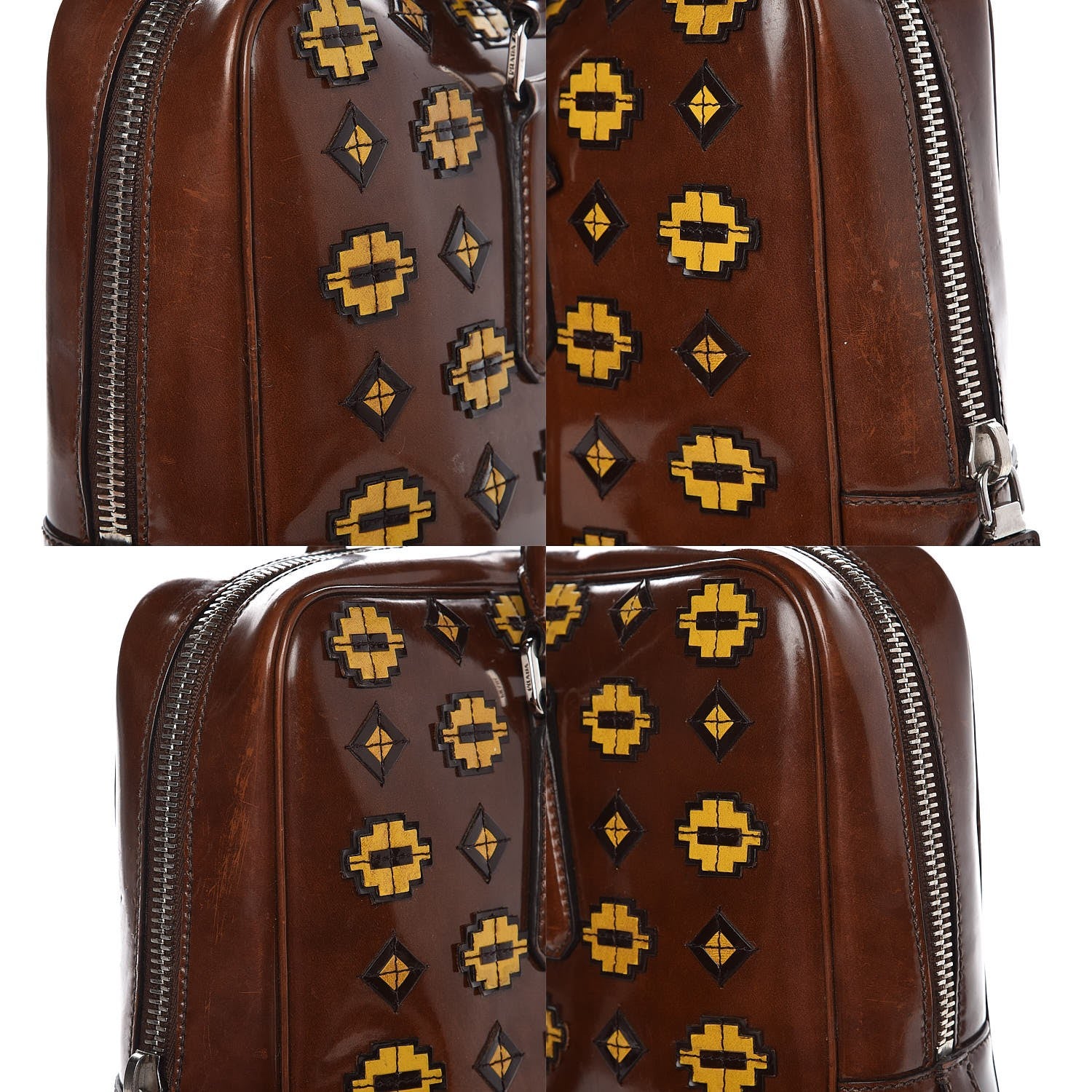 Celine Drummed Calfskin Nano Luggage Liquorice 24 of 27