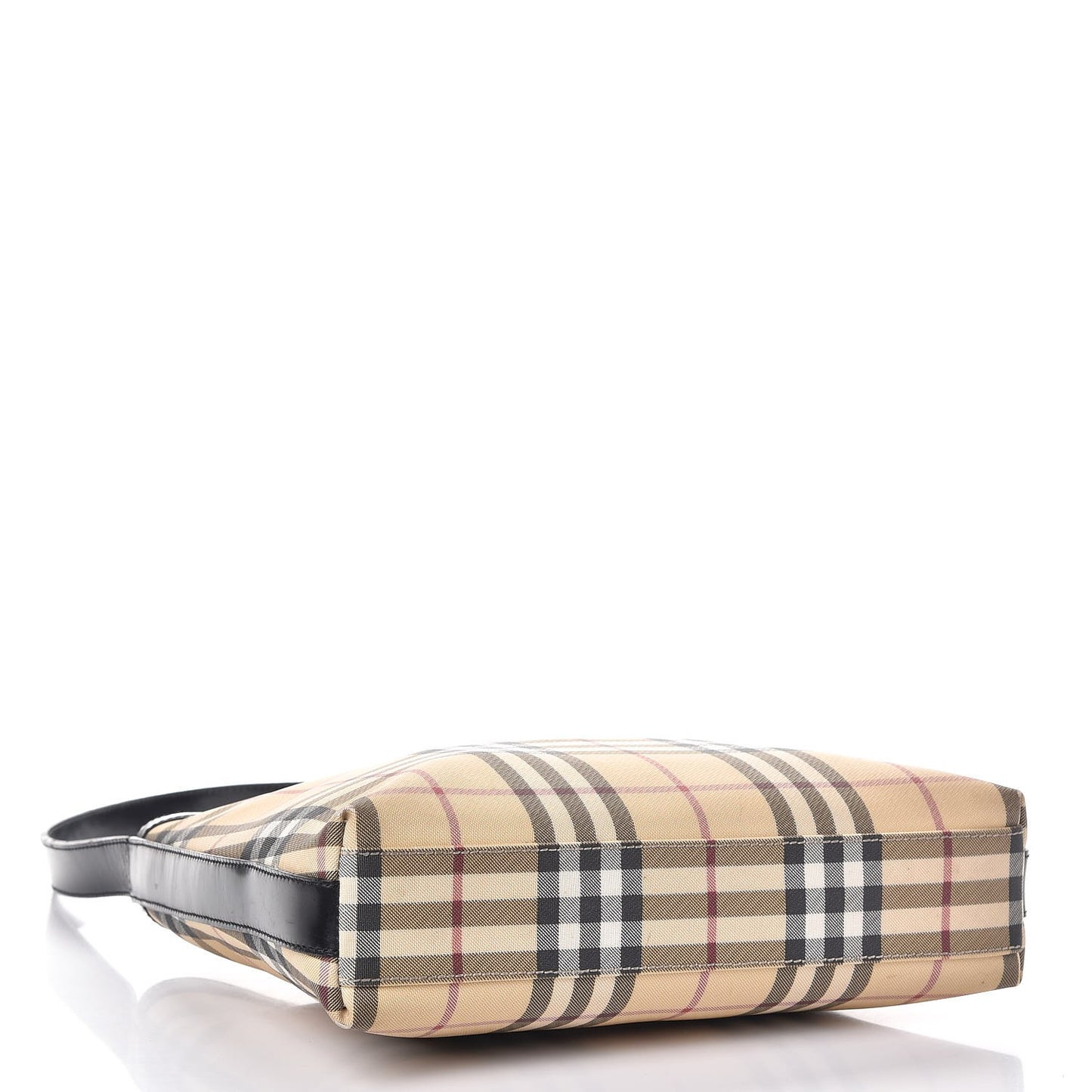 House Check Shoulder Bag Black