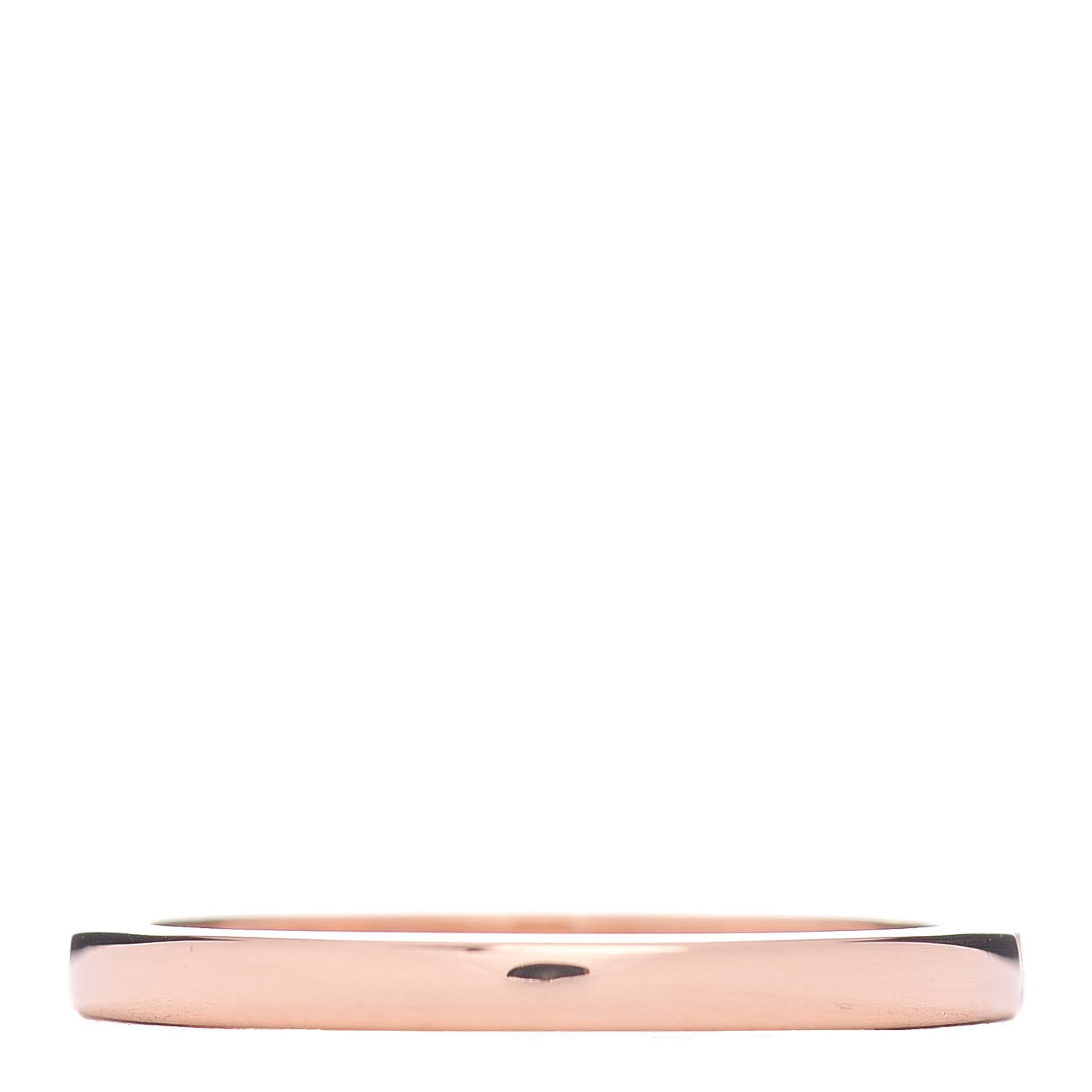 18K Rose Gold Diamond Novo Half Circle Band Ring 49 4.75