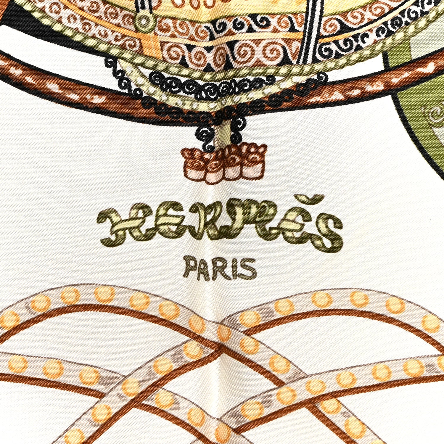 Hermes Silk Paperoles Scarf 90 2 of 5