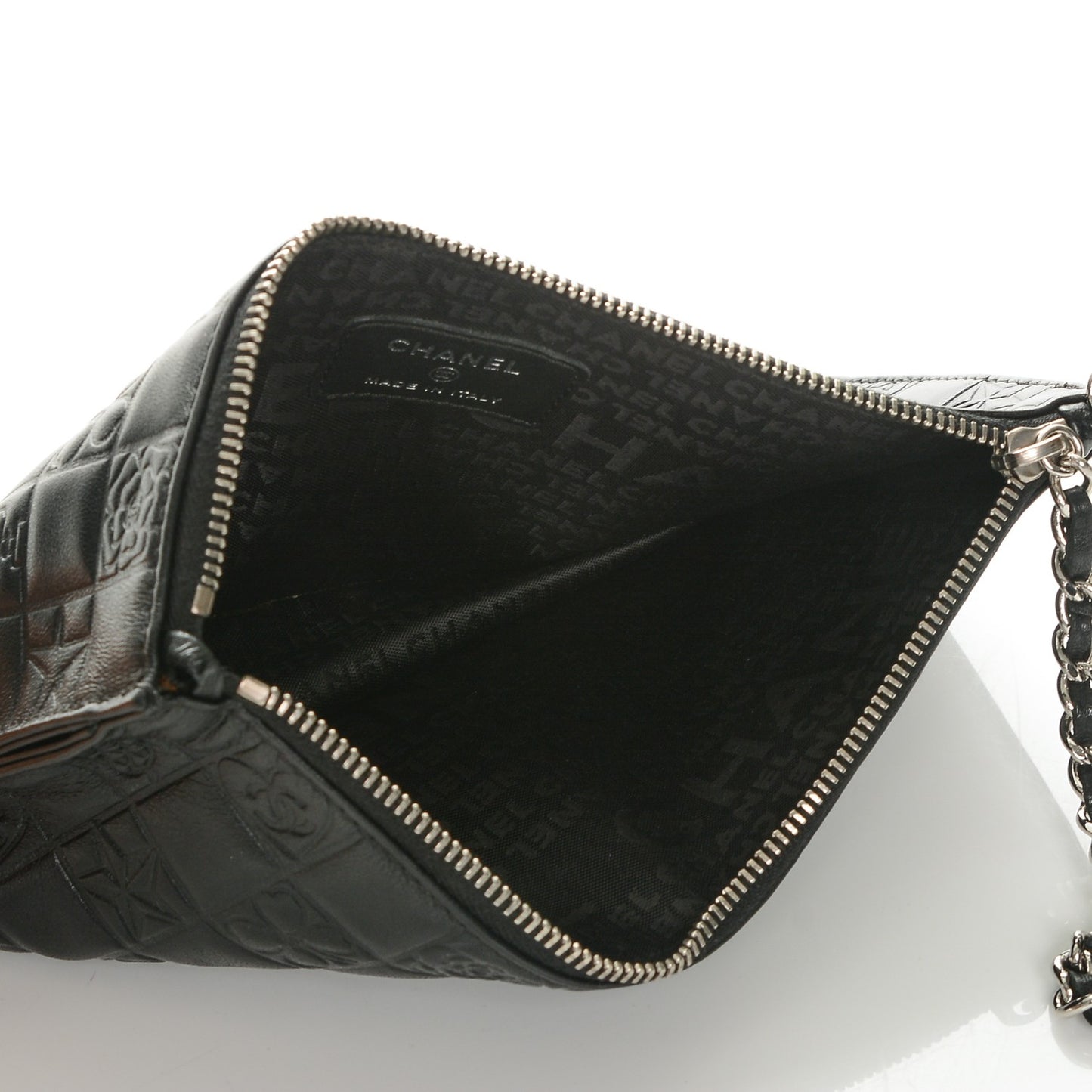 Lambskin Precious Symbols Pochette Black