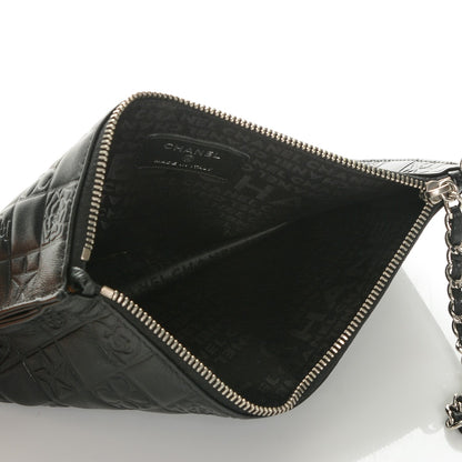 Chanel Lambskin Precious Symbols Pochette Black 5 of 6
