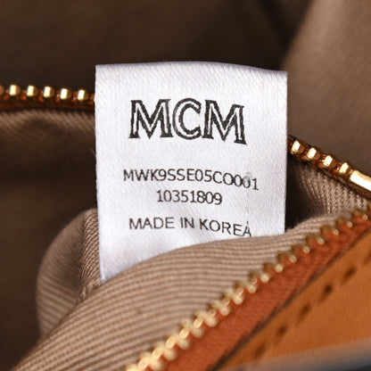 MCM Visetos Small Essential Backpack Cognac 7 of 11