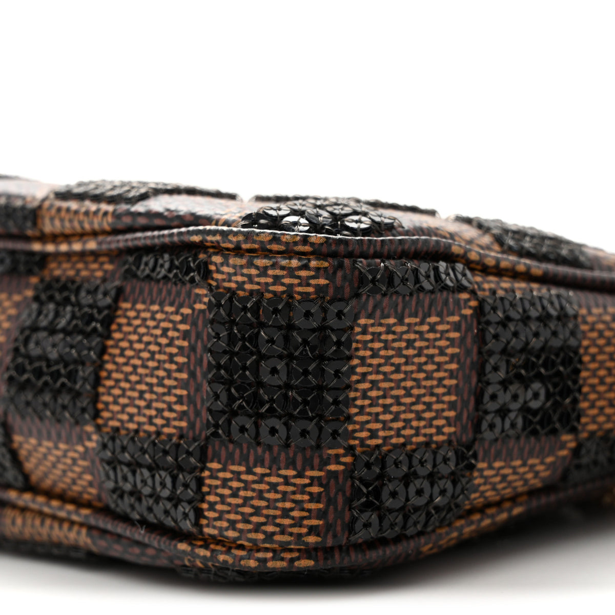 Louis Vuitton Damier Paillettes Mini Pochette Accessories Black 10 of 10