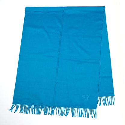 Hermes Cashmere Broderie Scarf Turquoise 2 of 4