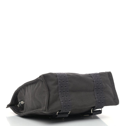 Hermes Canvas Herline Backpack Grey 4 of 8