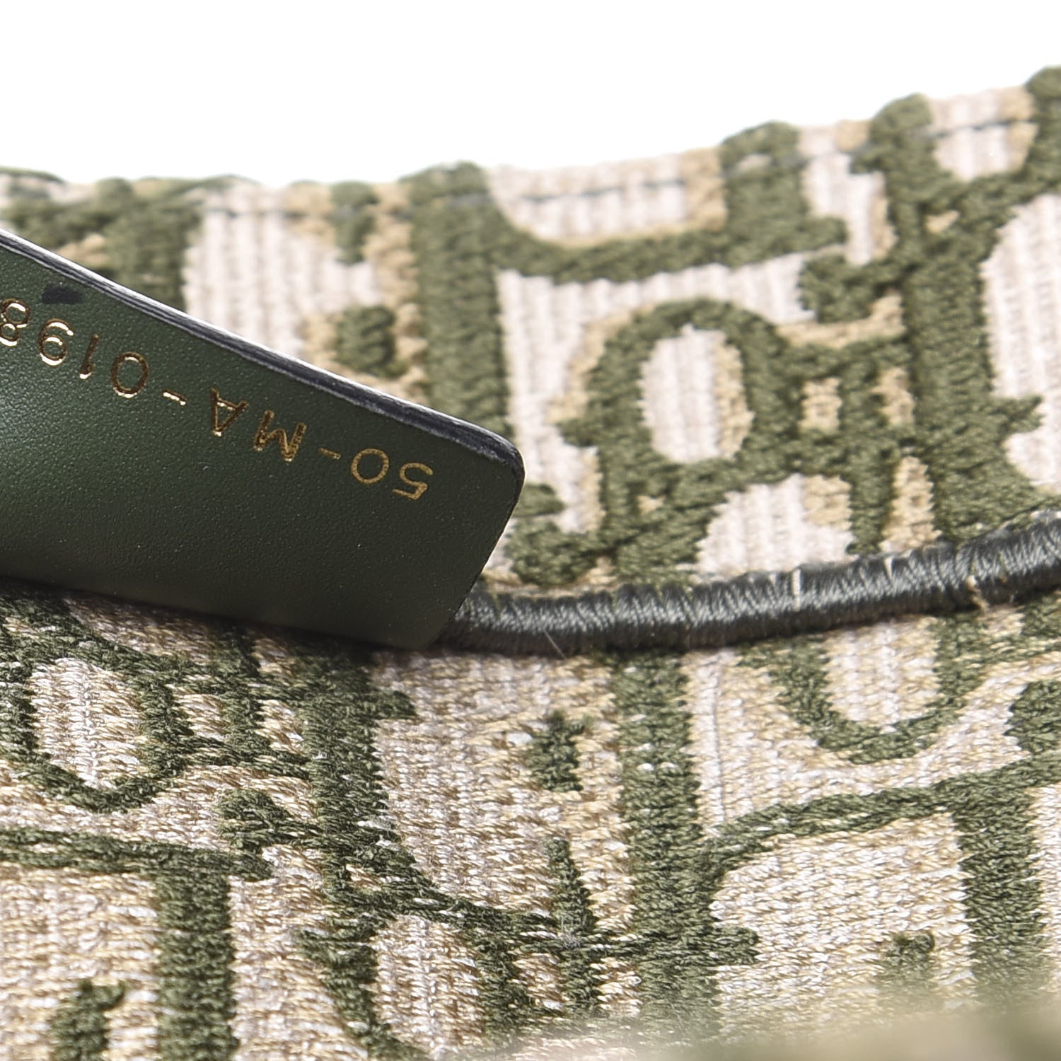 Christian Dior Oblique Book Tote Green Multicolor 7 of 13