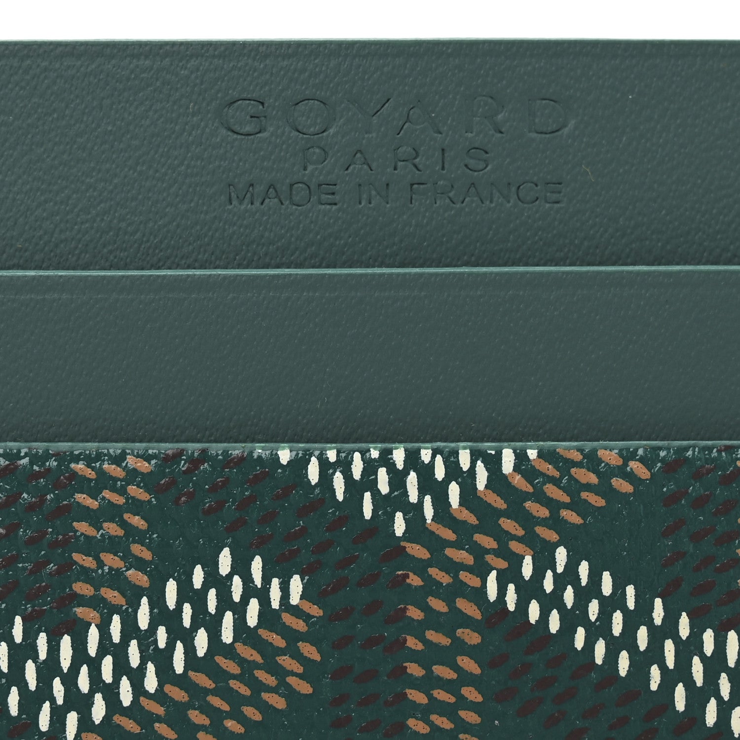 Goyard Goyardine Saint Sulpice Card Holder Green 6 of 8