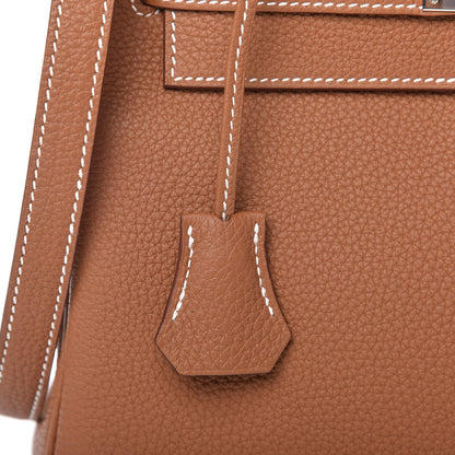 Hermes Togo Kelly Retourne 28 Gold 11 of 12