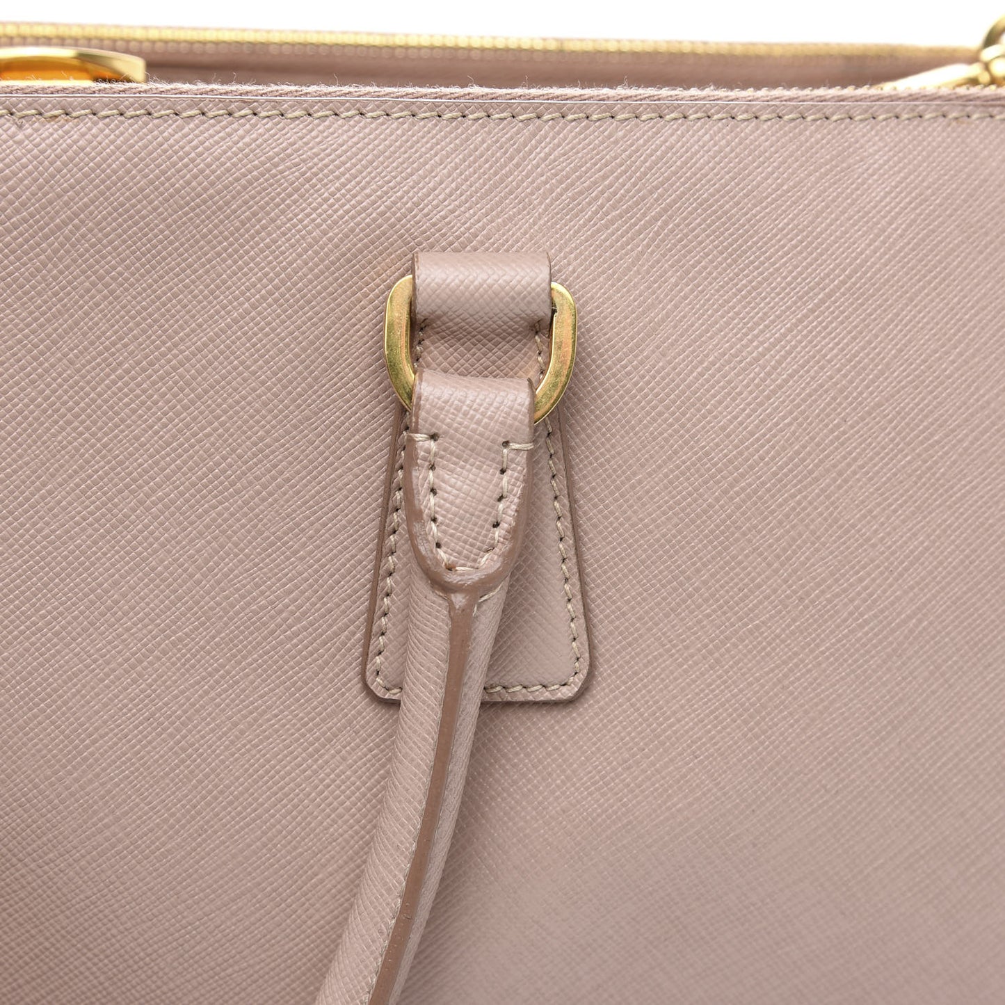 Saffiano Frame Top Handle Bag Cammeo