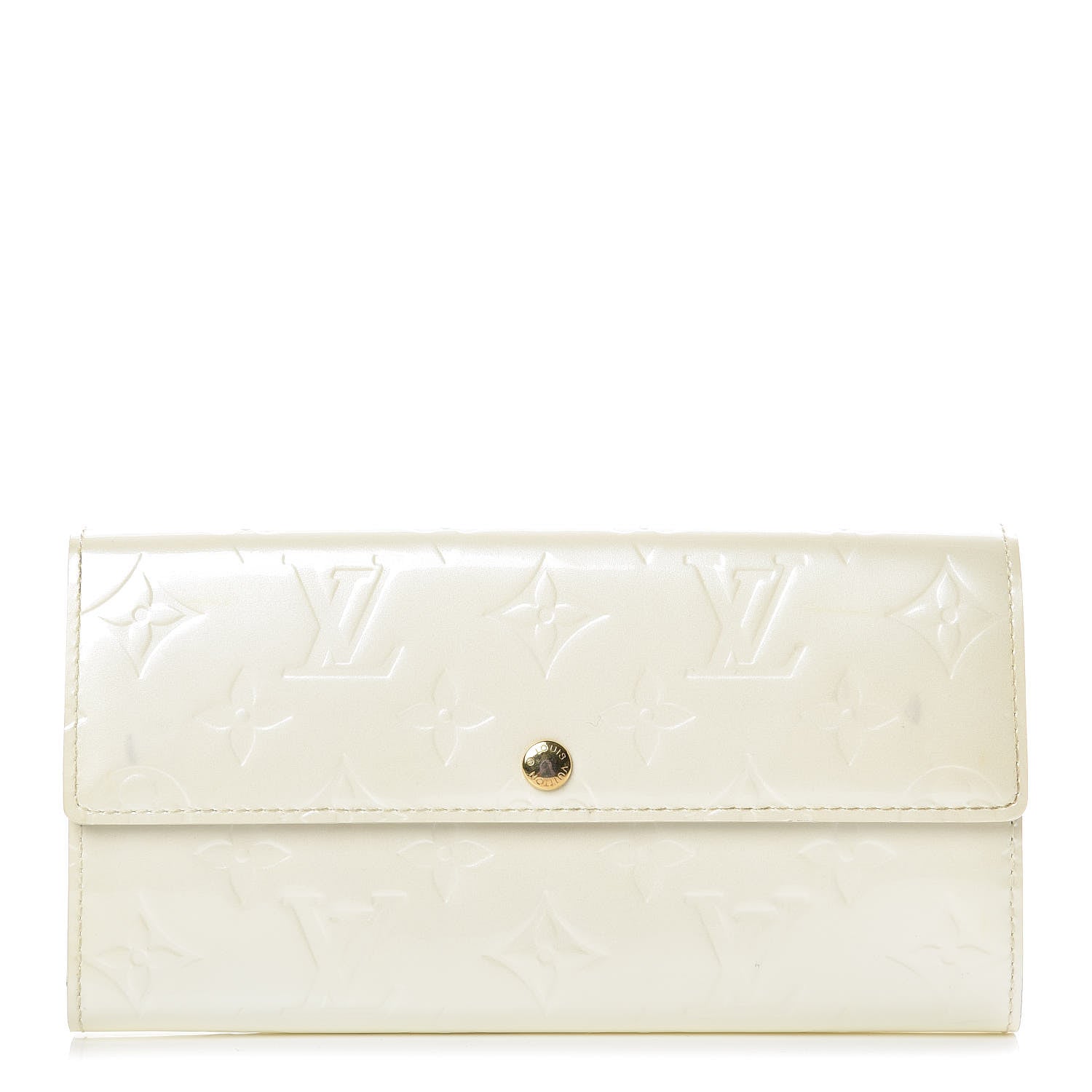 Louis Vuitton Vernis Sarah Wallet Perle 1 of 12