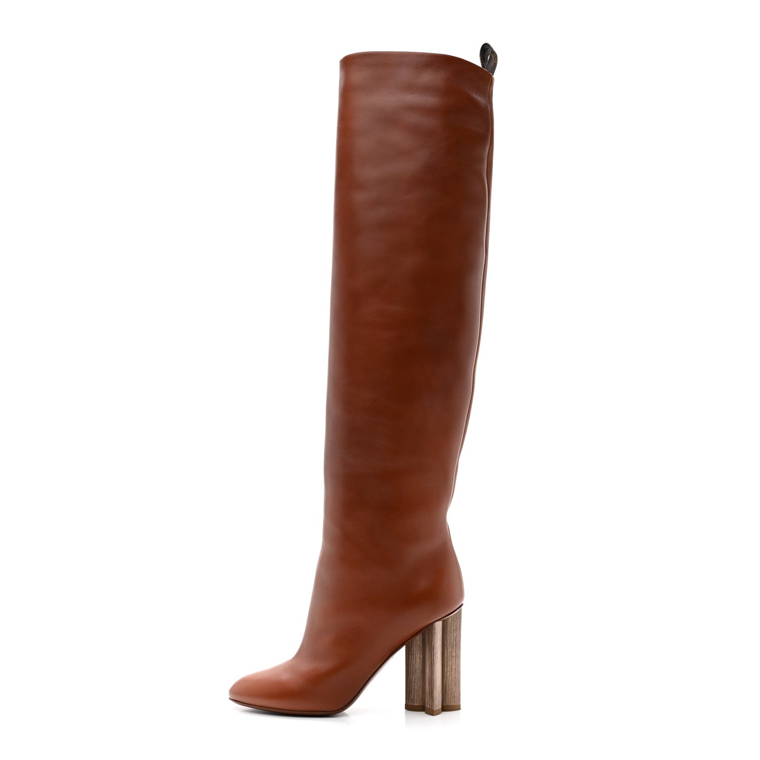 Louis Vuitton Calfskin Silhouette High Boots 36 Cognac 1 of 9