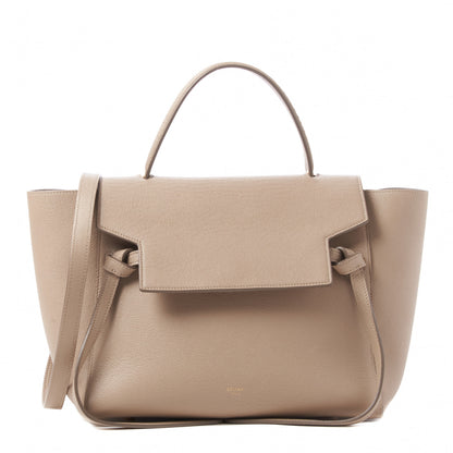 Celine Drummed Calfskin Mini Belt Bag Dune 1 of 8