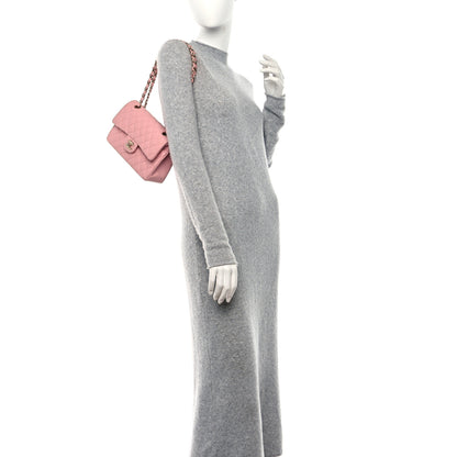 Chanel Caviar Quilted Small Double Flap Pink 2 of 10