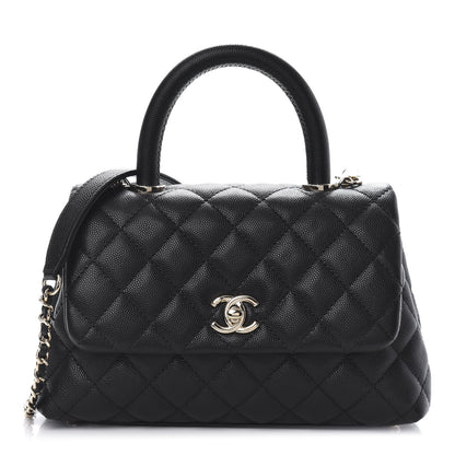 Chanel Caviar Quilted Mini Coco Handle Flap Black 1 of 11
