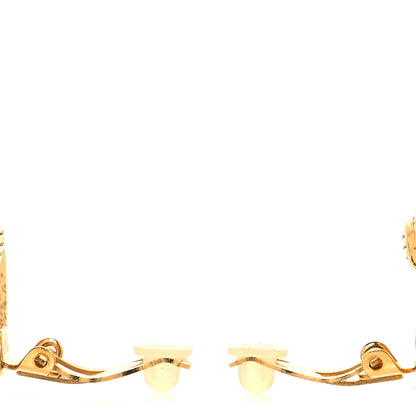 Chanel Round CC Clip On Earrings Gold 3 of 5