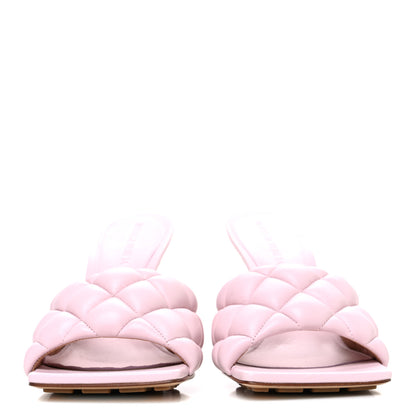 Bottega Veneta Nappa Matelasse Padded Mule Sandals 37.5 Cameo 3 of 10