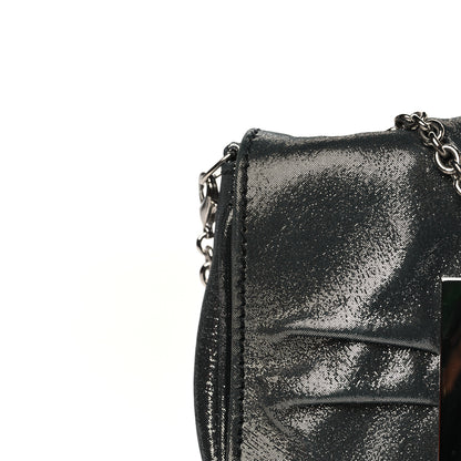 Fendi Metallic Calfskin Mia Pochette Silver 11 of 11