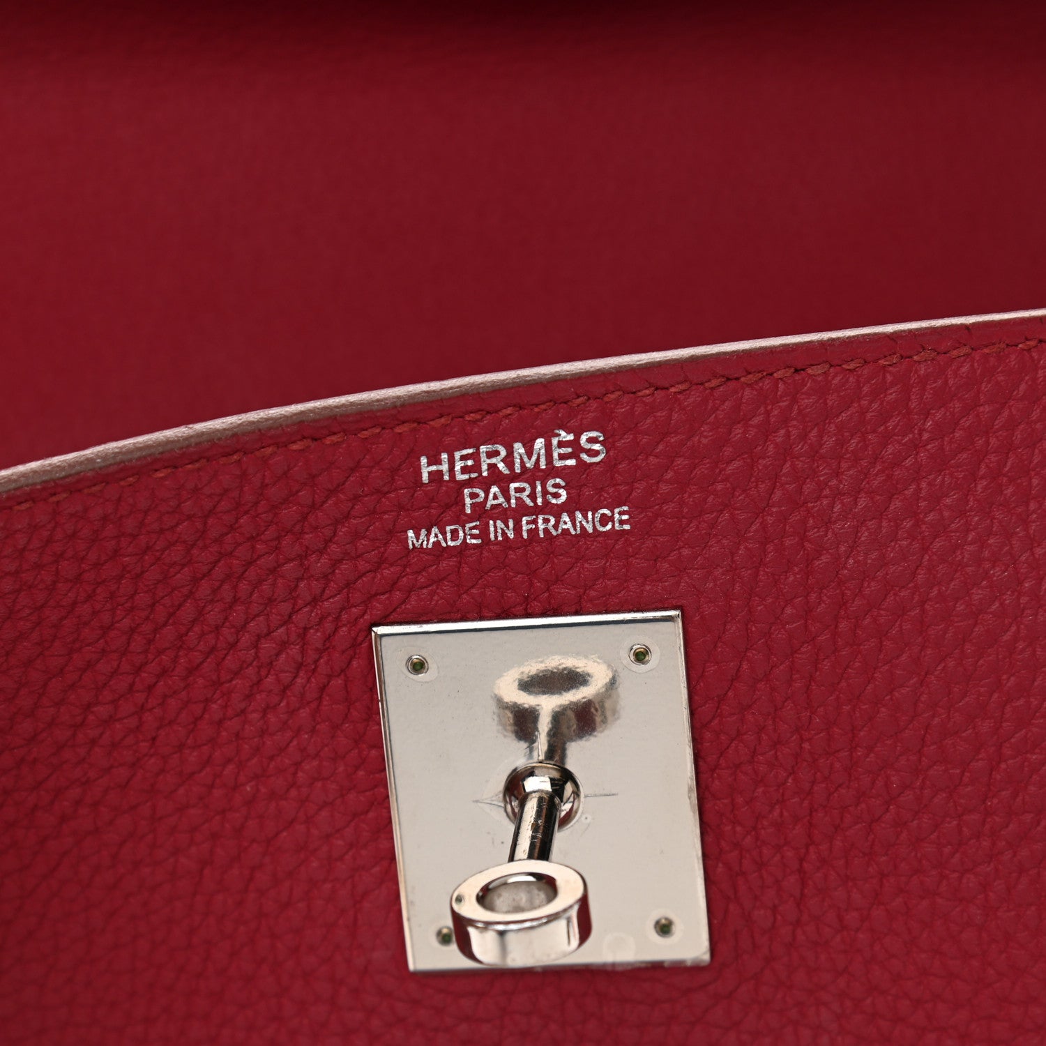 Hermes Togo Kelly Retourne 35 Rubis 6 of 11