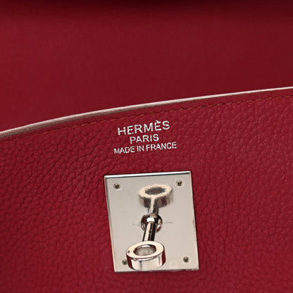 Hermes Togo Kelly Retourne 35 Rubis 6 of 11