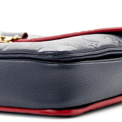 Louis Vuitton Empreinte Pochette Metis Marine Rouge 9 of 9