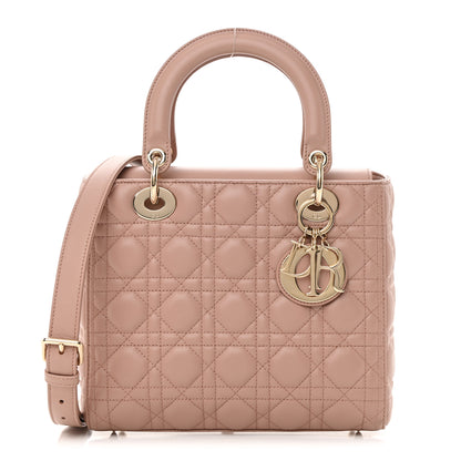 Christian Dior Lambskin Cannage Medium Lady Dior Fard 1 of 11