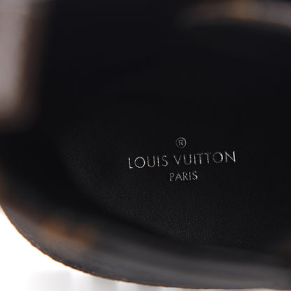 Louis Vuitton Suede Calfskin Monogram Laureate Platform Desert Boots 37.5 Black 7 of 9